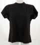 Черна дамска блуза с панделка марка 1st Somnium, снимка 1 - Тениски - 36892263