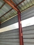 Метална конструкция 384кв. ламарина,склад,ферми,колони,навес , снимка 7