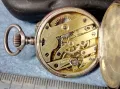 Стар ШВЕЙЦАРСКИ СРЕБЪРЕН ДЖОБЕН ЧАСОВНИК с КРАСИВА РЕТРО ОРНАМЕНТИКА ФУНКЦИОНИРАЩ 47690, снимка 9