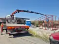камион с кран транспорт и работа с кран, снимка 2