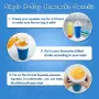 Honbuty Magic Slushie Maker Cup – силиконова чаша за замразени напитки, 350 мл, синя, снимка 4