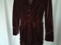 Стиймпънк дамска кадифена рокля/туника с капси и копчета р-р M, снимка 5