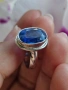 Красив сребърен пръстен с Кианит, снимка 3