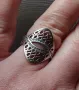 Сребърен пръстен с циркониеви камъчета, снимка 4