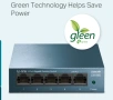 Суич TP-Link LS105G, 1000 Mbps, 5 портов, 5x 10/100/1000 Mbps, снимка 2