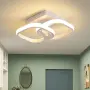 KUKAK LED таванна лампа 24W – Модерен квадратен плафон, 3000K топла бяла светлина, снимка 1