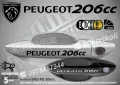 PEUGEOT стикери за дръжки SKD-PE-01, снимка 6