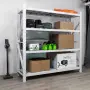 Метален складов стелаж 4 рафта 200 × 50 × 200 см, снимка 2