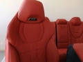 Нов салон седалки BMW XM X8 G09 Individual Leder Sakhir Orange Carbon, снимка 4