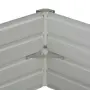 vidaXL Повдигната леха, кафява, 129x129x45 см, поцинкована стомана, снимка 4