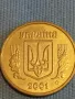 Стара монета 1 гривня 2001г. Украйна за КОЛЕКЦИЯ ДЕКОРАЦИЯ 45559, снимка 6