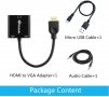 Адаптер / преходник HDMI към VGA с аудио 1080P, снимка 6