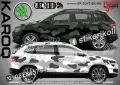 Skoda ENYAQ SK-SJV3-SK-EN Кaмуфлаж Офроуд Джип Пикап Лодка Camouflage Off-Road стикери, снимка 3