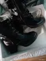 Продавам топли черни боти естествен лак, снимка 2