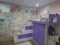 Детско легло, гардероб, стълби с чекмеджета, скрин и шкаф, снимка 1