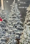 Заснежена елха-120 см./Луксозна заснежена елха/Коледна елха, снимка 4
