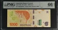 Аржентина 1000 песос 2017 година  PMG 66, снимка 1