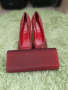 Официални обувки Gorgeous висок ток елегантни бордо чанта ключ тъмно червен , снимка 2