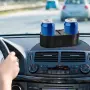 Двойна поставка за чаши с лепенки за монтаж, снимка 2