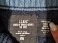 Тъмно син пуловер HM 128см-8лв, снимка 3