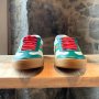 Мъжки кецове Gucci Dapper Dan GG Print White Green Web Sneakers 45 нови, снимка 3