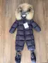 Оригинален MONCLER бебешки зимен космонавт 9м/12 м. с пух,качулка ,ботушки и колан, снимка 1