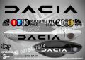 Dacia стикери за дръжки SKD-DA-01, снимка 1 - Аксесоари и консумативи - 35640879