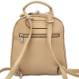 Бежова дамска раница от еко кожа, снимка 3