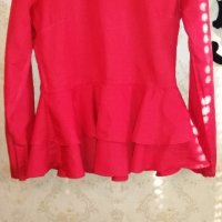 Червена блуза Reserved , снимка 1 - Блузи с дълъг ръкав и пуловери - 30213592
