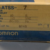 реле време Omron ATSS-7 10s 110VAC relay pneumatic timer OFF, снимка 10 - Резервни части за машини - 37655147