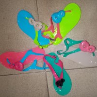 Детски силиконови сандали. Цветя, снимка 5 - Детски сандали и чехли - 40508790