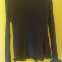 Дамска вълнена черна блуза Oz Akko, снимка 2 - Блузи с дълъг ръкав и пуловери - 29479298