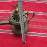 Османски звънящ ибрик кафеник чайник, снимка 6 - Антикварни и старинни предмети - 35281775