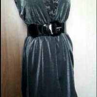 Чисто нова рокля в черно и сребристо  🍀👗S,M,L🍀👗 арт.1061, снимка 2 - Рокли - 29704652