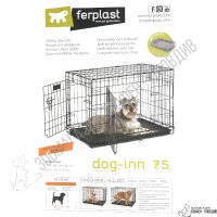Ferplast Dog-Inn 60/75/90/105/120 - Сгъваема Клетка за Кучета - 5 размера, снимка 4 - За кучета - 32136401