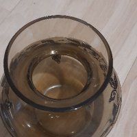 Ретро ваза калиево стъкло Намаление , снимка 2 - Антикварни и старинни предмети - 42921788