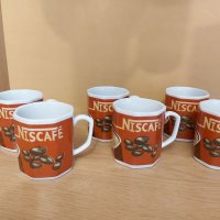 Страхотни червени чаши за кафе "Niscafe" - 6 броя комплект, снимка 2 - Чаши - 32047941