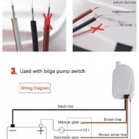  12V волта 1100GPH=4200л/час отводнителна потопяема водна помпа, снимка 6 - Водни помпи - 11371878