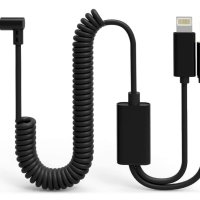 AUX кабел 2 в 1 - за iOS и Android - iPhone  и др. - 3.5мм, снимка 1 - Други - 40383292