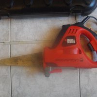 Black Decker Scorpion-400 Вата Саблен/Реципрочен/Тандемен Ел.Трион-Рязане до 100 мм-Като Нов-В Куфар, снимка 4 - Други инструменти - 42166532