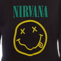 Нов мъжки суичър с трансферен печат на музикалната група Nirvana (Нирвана), снимка 2 - Суичъри - 31757713