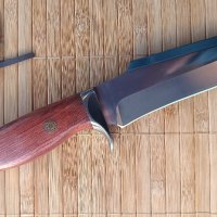 Ловен нож /ръчна изработка - стомана 440С /, снимка 7 - Ножове - 44438017