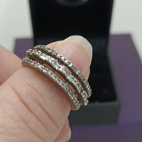 Красив сребърен пръстен #ВГ12, снимка 2 - Пръстени - 44404344