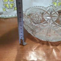 Кристална купа фруктиера , снимка 4 - Антикварни и старинни предмети - 44343887