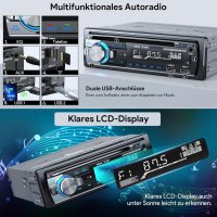Автомобилно радио с CD BluetoothD1901,MP3,FM радио,2 USB порта за музика и зареждане,Нands free, снимка 7 - MP3 и MP4 плеъри - 42427803