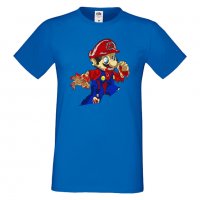 Мъжка тениска Mario Zombie 4 Игра,Изненада,Подарък,Празник,Повод, снимка 9 - Тениски - 37237685