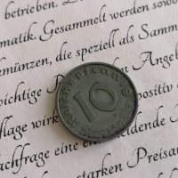 Райх монета - Германия - 10 пфенига | 1941г.; серия А, снимка 2 - Нумизматика и бонистика - 40376536