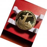 Сувенирна монета "Исус Христос", колекция от колекционерски възпоменателни монети за Коледа, снимка 4 - Нумизматика и бонистика - 35272000