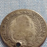 Сребърна монета 20 кройцера 1768г. Мария Терезия Виена Австрия 14942, снимка 7 - Нумизматика и бонистика - 42871693