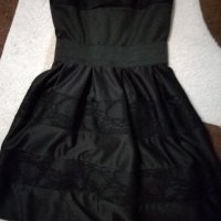 Черна рокля , снимка 2 - Рокли - 38156492